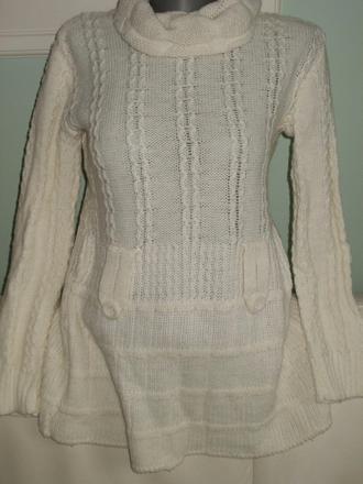 Biely dlhý rolák, m