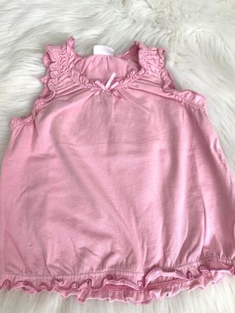 Ružové tielkové tričko, f&f,74