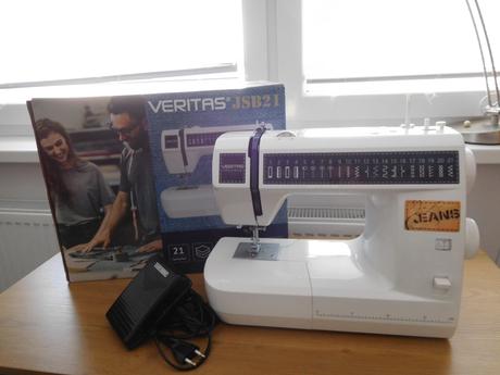 Šijací stroj veritas jeans,, 