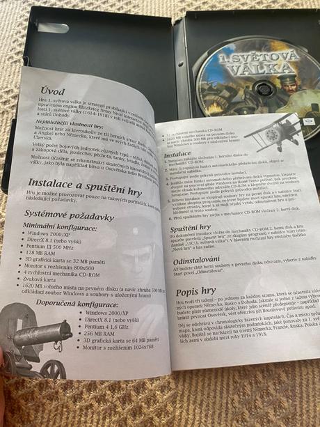 1. světová válka pc cd rom prvá svetová vojna,