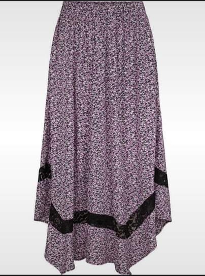 Sukňa s čipkou letná just, s