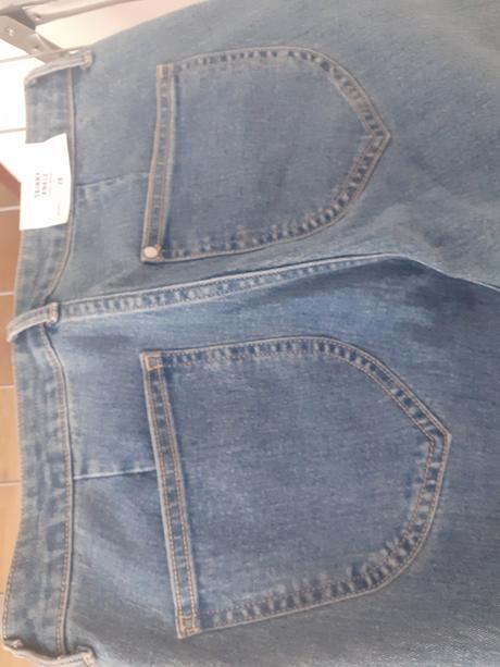 Damske tmavomodre rifle, h&m,164