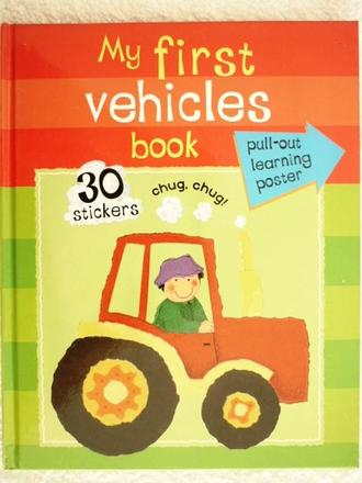 Anglická kniha my first vehicle book,
