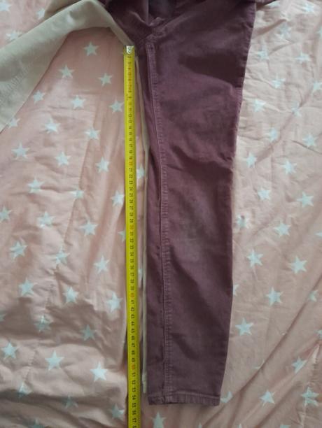 Menčestrové jeggings-y, h&m,128