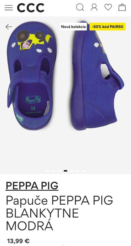 Papučky veľkosť 24, 24