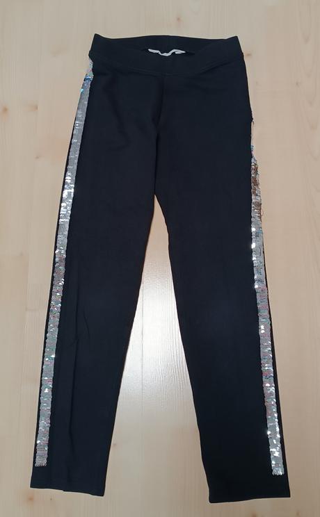 Legíny s flitrami, h&m,134