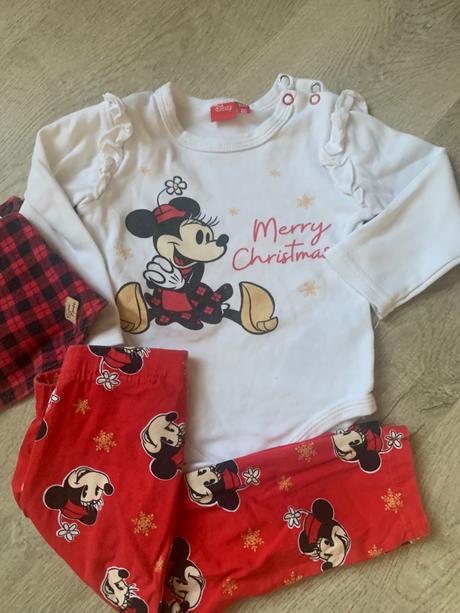 Set body, leginky vianočný motív, disney,74