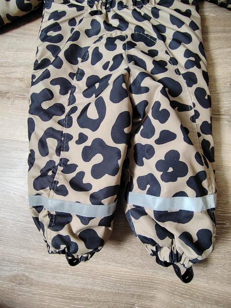 H&m zimný overal a rukavice s leo vzorom, h&m,92