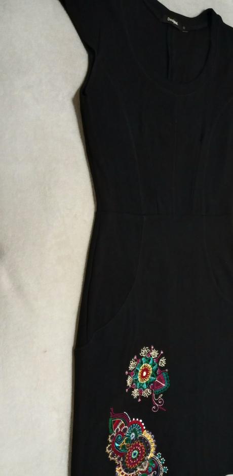 Desigual šaty s výšivkou, desigual,s