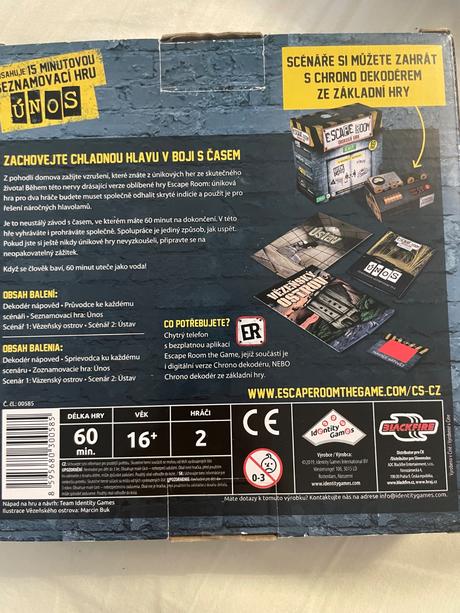 Hra escape room vezenský ostrov, 