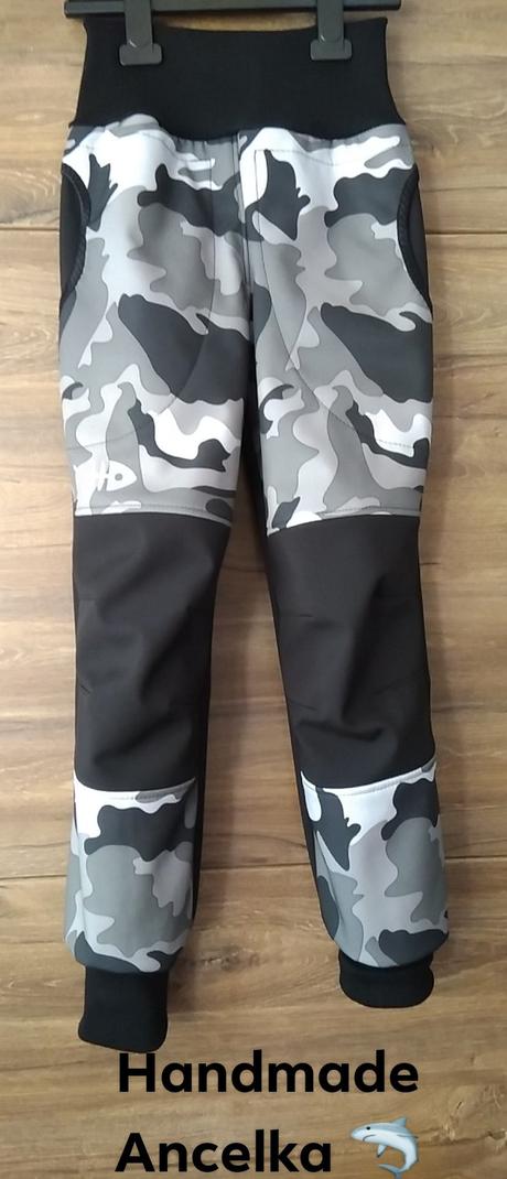 Zimné softshellky kombinované s reflexnym prvkom, 68 - 170