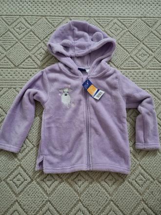 Detska mikina s kapucnou na zips, lupilu,86