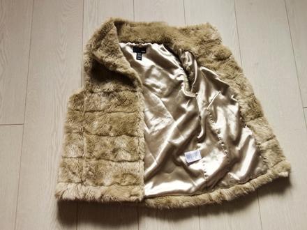Kožušinová vesta h&m, h&m,34