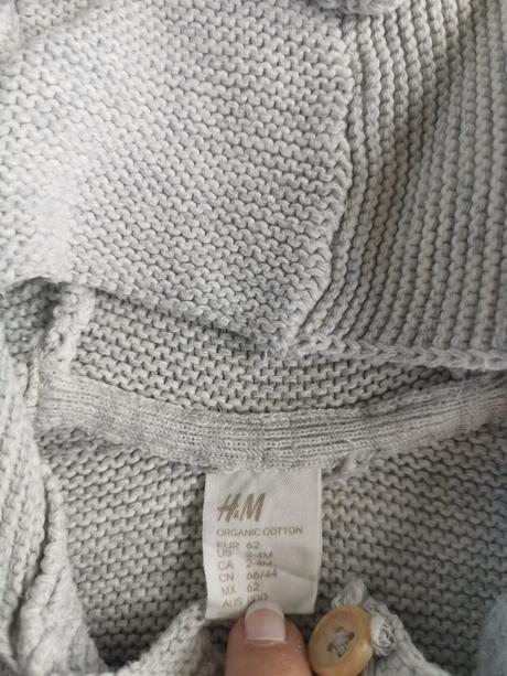 Svetrik s uškami, h&m,62