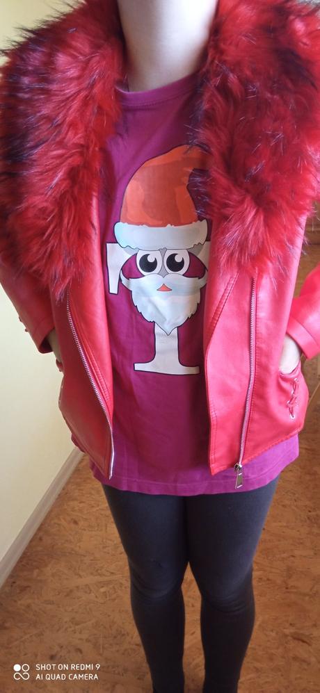 Zateplená koženková bunda, 146