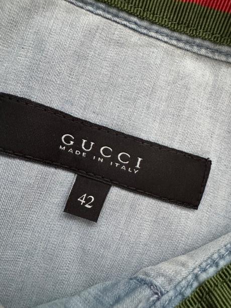 Gucci - denim košeľa, s