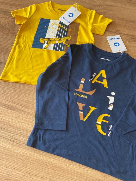 Set 2 trička mayoral, mayoral,92 / 110 / 116