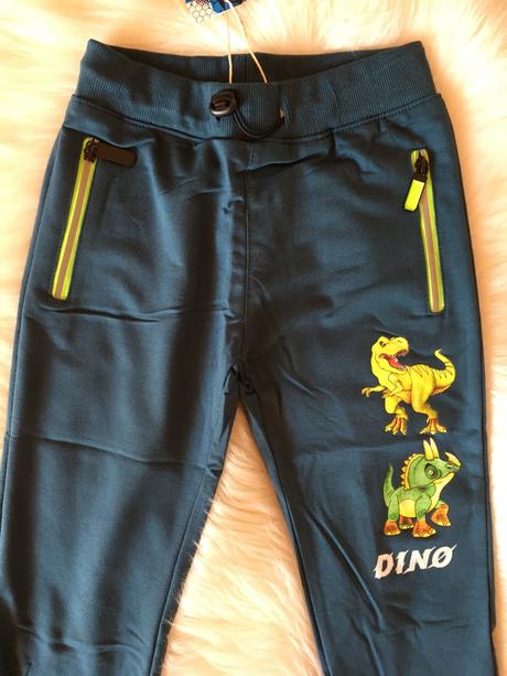 Chlapčenské tepláky s dinom - 3 farby., kugo,98 / 104 / 128