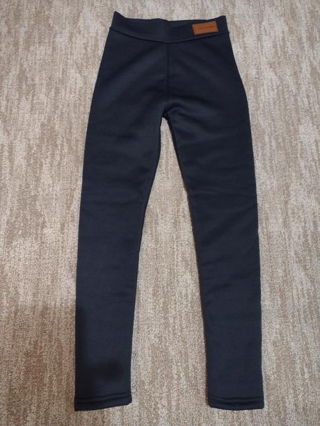 Čierne zimné legíny, xs