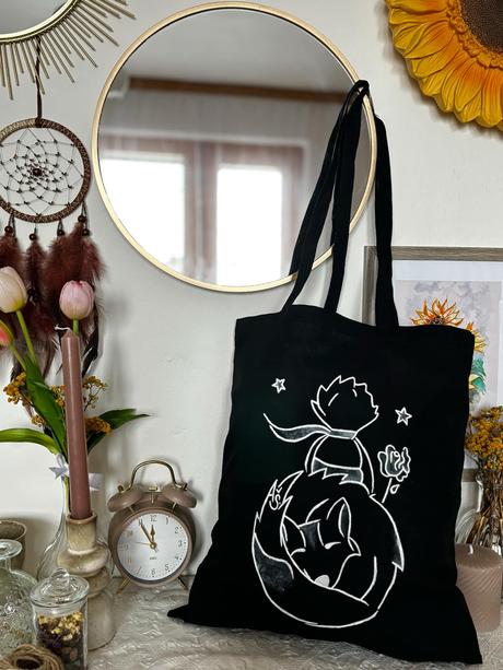 Plátené, ručne maľované tašky, 