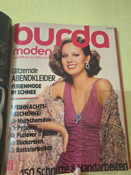 Zväzok retro burdy 1976 (2. polrok, čísla 7-12), 