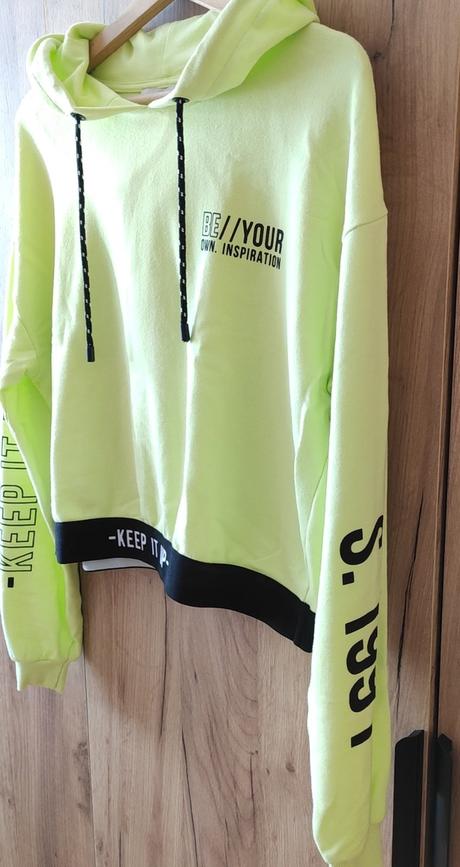 Dámska cropp mikina, bershka,m