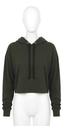 Mikina crop top, h&m,m
