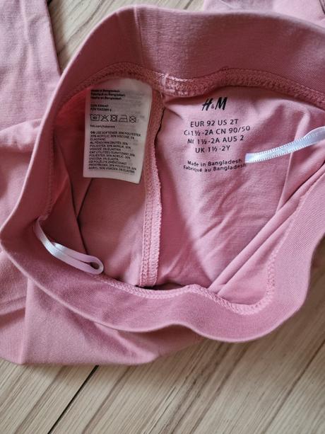 Funkčná bielizeň h&m thermolite, ružová, veľ.92-98, h&m,92