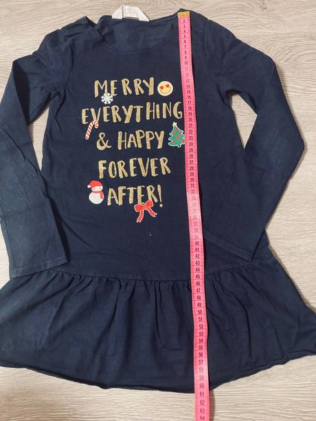Vianočná tunika/tričko, h&m,122