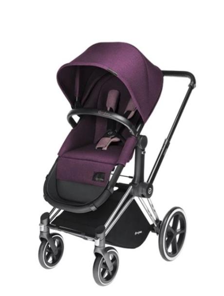 Cybex priam princess pink - purple 3v1, cybex,cybex priam so sedadlom light seat