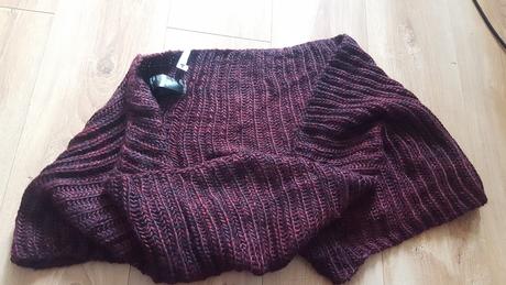 Pánský šál bordový, h&m