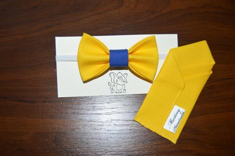 33. detský motýlik s vreckovkou, 