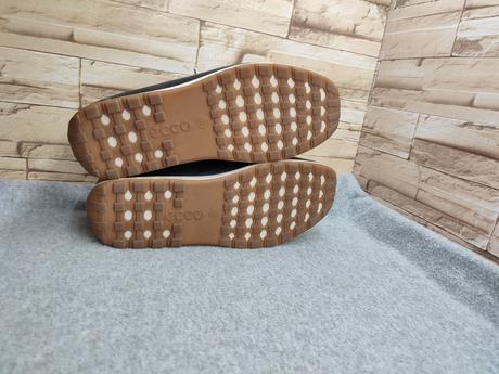 Ecco 40 - celokožené tmavomodré mokasíny, ecco,40