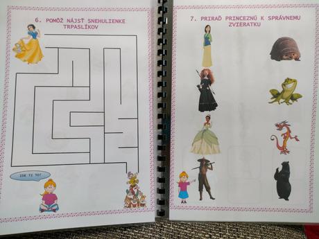 Pracovný zošit - princezné,