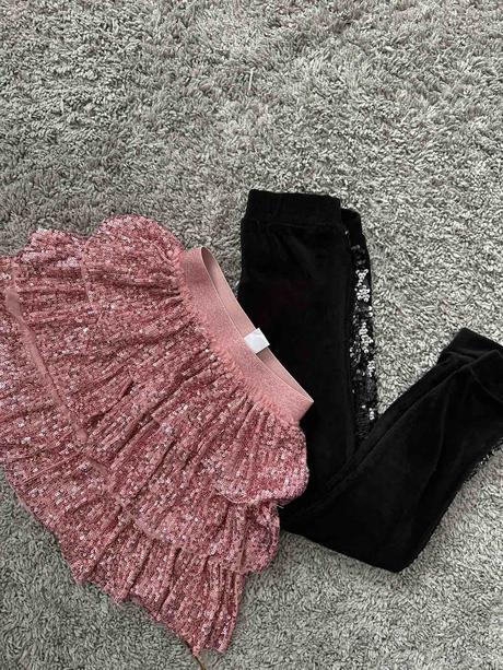 Sukňa a tepláky trblietavé 116, pepco,116