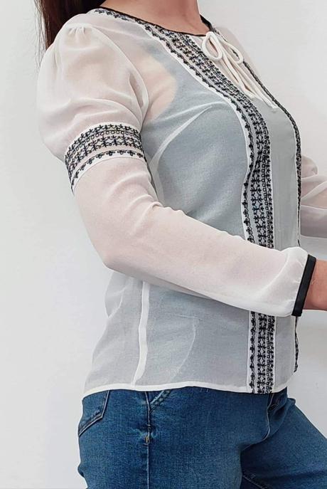 Priehľadná tunika, s