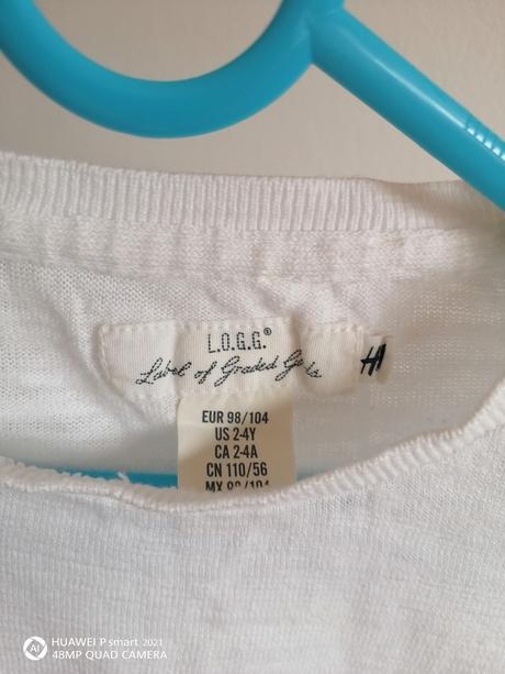 Tenký svetrík s čipkou, h&m,98