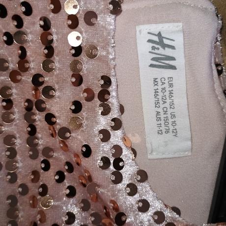 Flitrovane saty, hm, 146-152, h&m,146