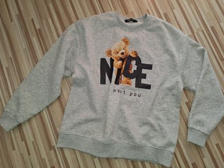 Mikina oversized, fishbone,l / m / s