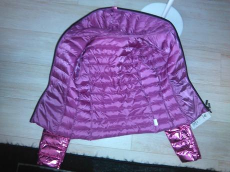 Zimná bunda s lesklým efektom, s