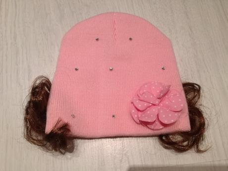 Čiapka s vláskami 74/80, 74