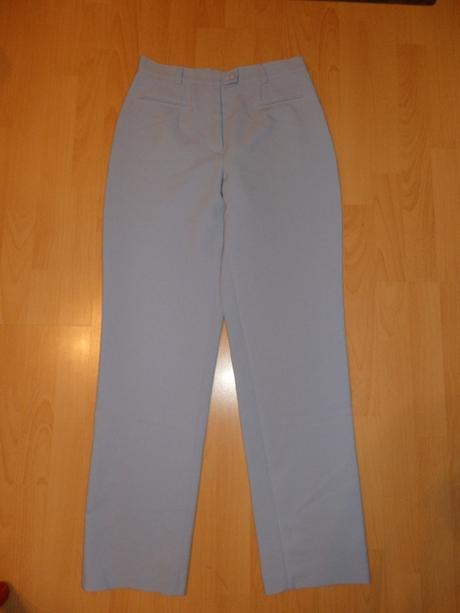 Bledomodre spolocenske nohavice, xs