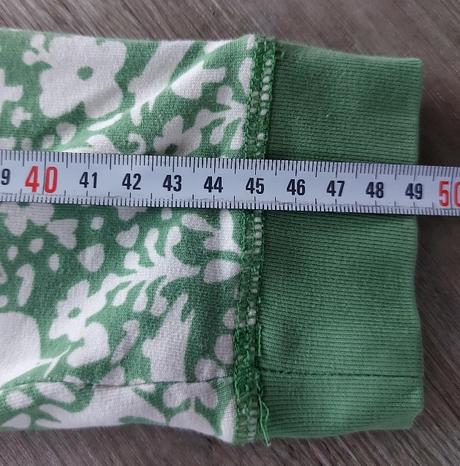 Zelené bavlnené šaty, mini boden,134