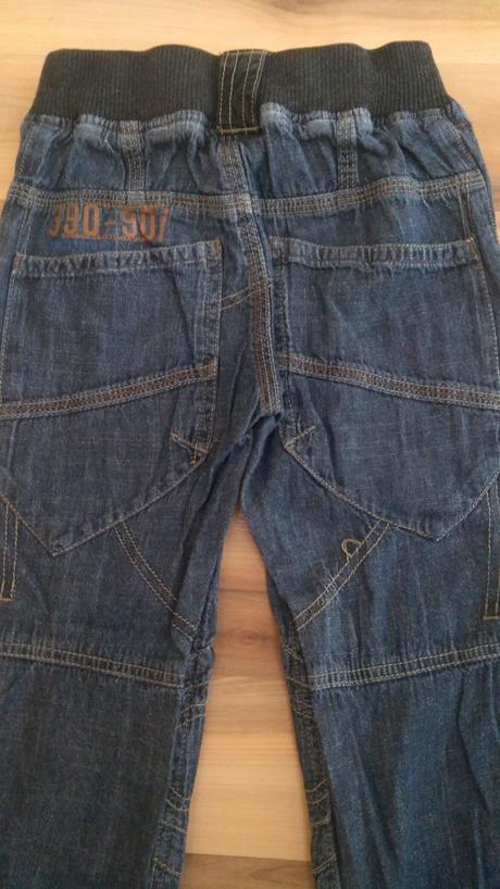 Tmavomodré, tenšie rifle, 5-6r., next,116