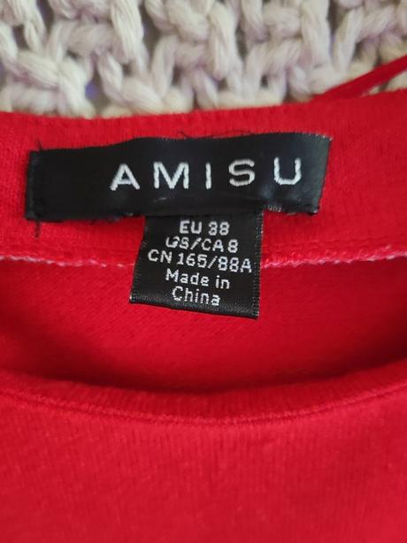 Červené šaty amisu, amisu,m
