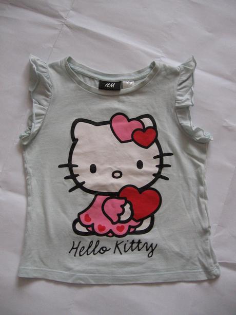 Tričko hello kitty, h&m,86
