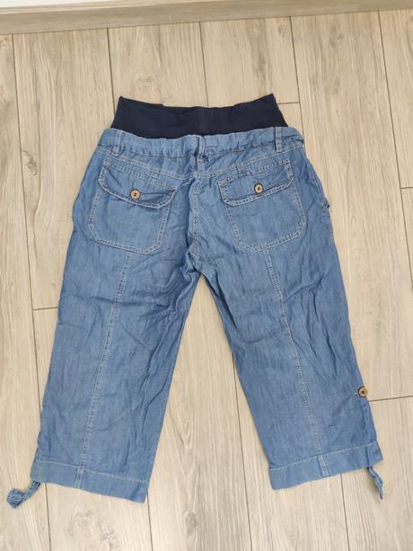 Tehotenské 3/4 nohavice - rifle brendon, 38