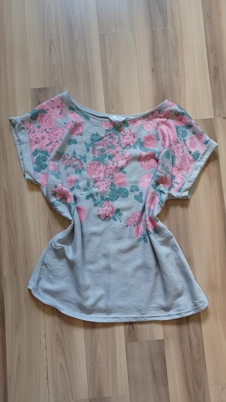 Kvetované tričko, s