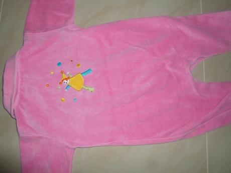 Velúrová dupačky ako nove, kimbaloo,68