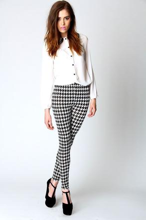 Pepitove jeggins  boohoo 36/38, 36 / 38 / m / s